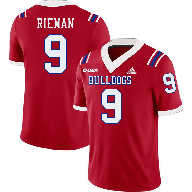 Donovan Rieman Louisiana Tech Jersey,LA Tech Bulldogs Football Jerseys,Uniforms,Gears-Red